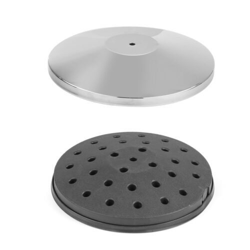 Pagrindas sidabro chromo barjero stulpui, HENDI, ø360x(H)65mm