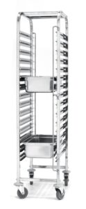Dvigubas vežimėlis talpykloms transportuoti – 12x GN 1/1, HENDI, 810x610x(H)960mm