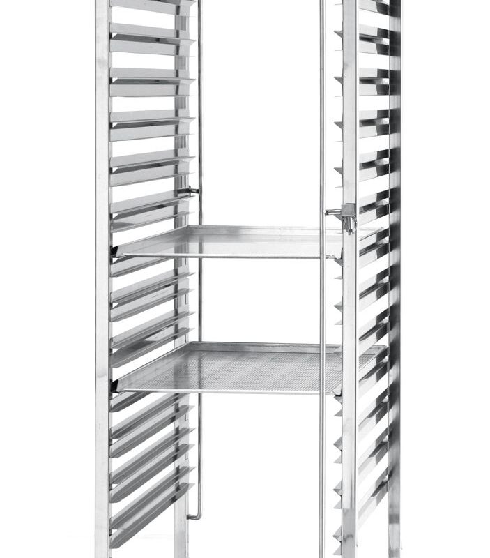 Padėklų vežimėlis – 15x 600x400, HENDI, 515x680x(H)1710mm