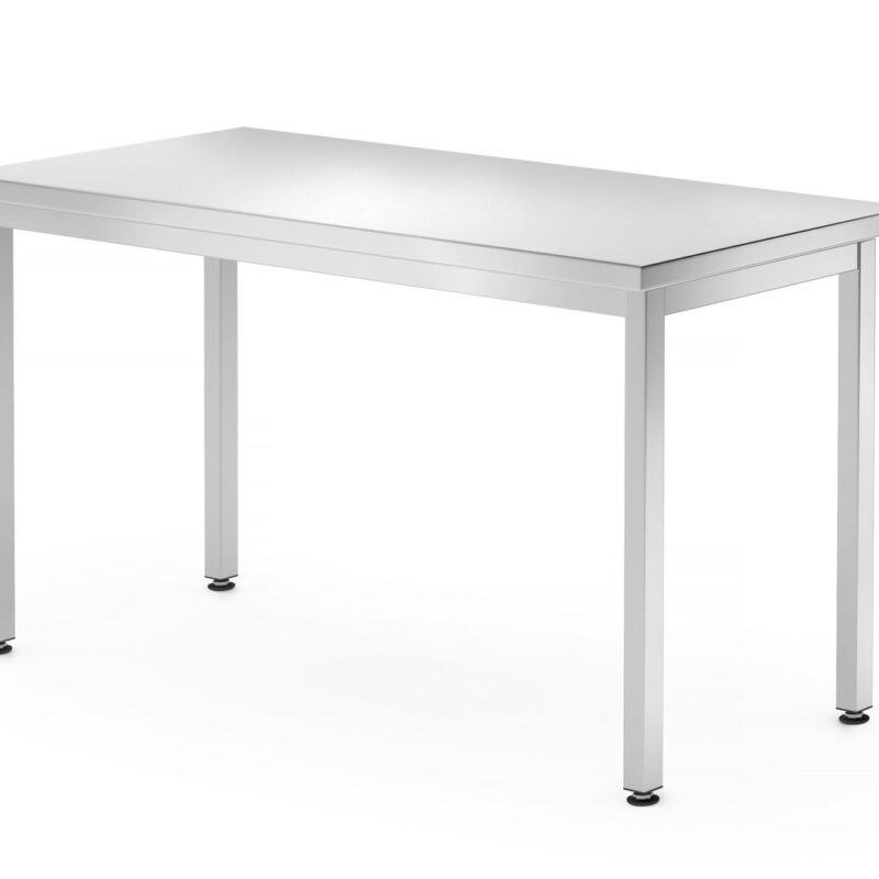 Stalas be lentynos - tvirtinamas varžtais, HENDI, Profi Line, 1200x600x(H)850mm