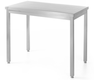 Stalas be lentynos - tvirtinamas varžtais, HENDI, Profi Line, 1400x600x(H)850mm