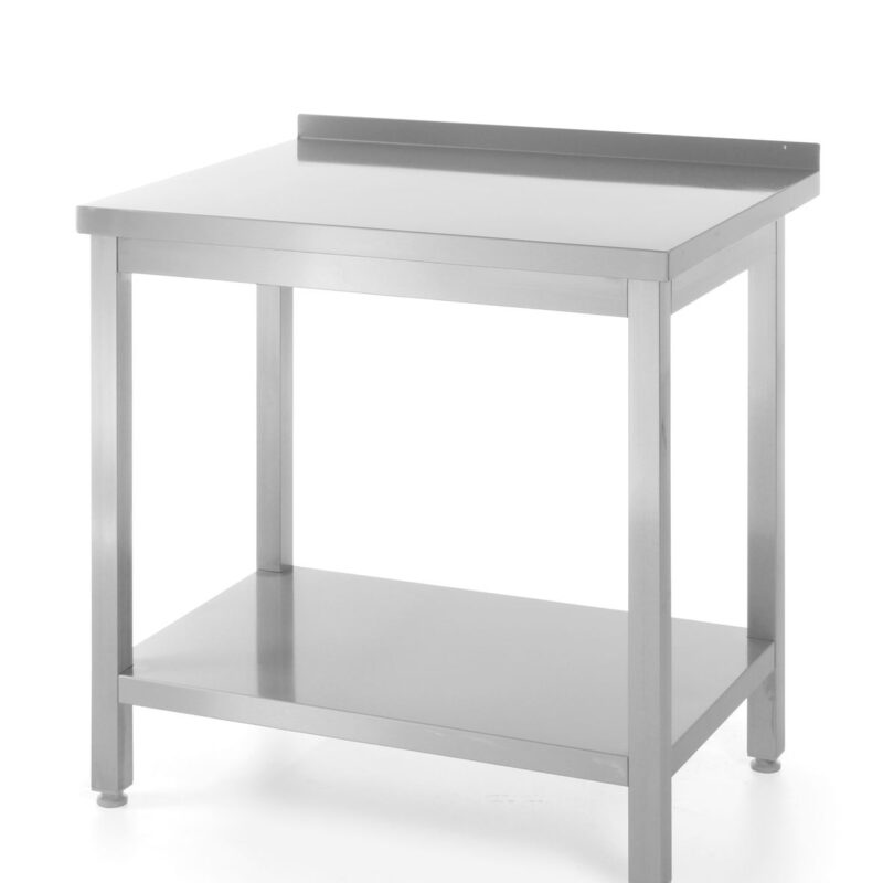 Sieninis stalas su lentyna – susukamas, gylis 600 mm, HENDI, Profi Line, 800x600x(H)850mm