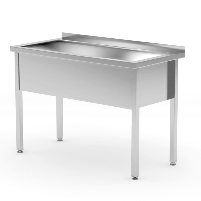 Stalas su viena plovimo vonia - suvirintas, HENDI, Profi Line, 800x600x(H)850mm