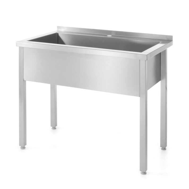 Stalas su viena plovimo vonia - suvirintas, HENDI, Profi Line, 1000x600x(H)850mm