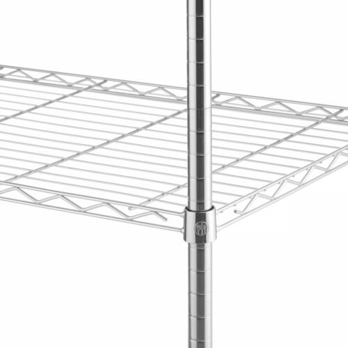 Sandėliavimo stelažas su 5 lentynomis, HENDI, Chromuotas, 910x455x(H)1830mm