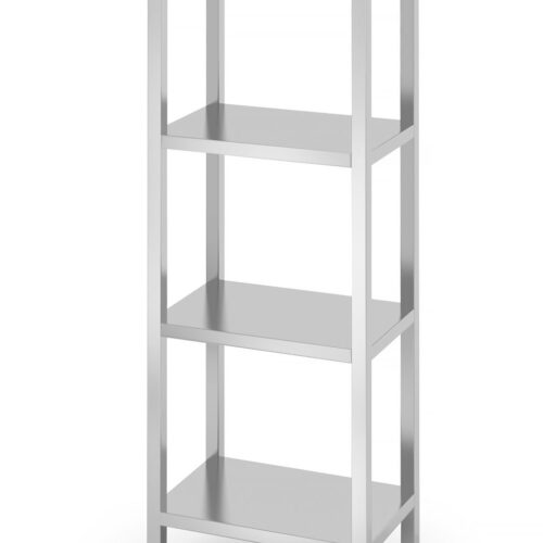 4 lentynų stelažas – susukamas varžtais, HENDI, Kitchen Line, 600x400x(H)1800mm