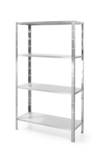 4 lentynų stelažas – susukamas varžtais, HENDI, Kitchen Line, 1000x400x(H)1800mm