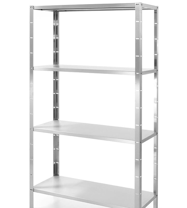 4 lentynų stelažas – susukamas varžtais, HENDI, Kitchen Line, 1000x400x(H)1800mm