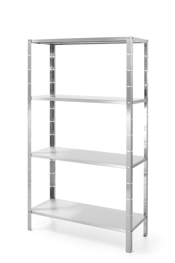 4 lentynų stelažas – susukamas varžtais, HENDI, Kitchen Line, 1000x400x(H)1800mm