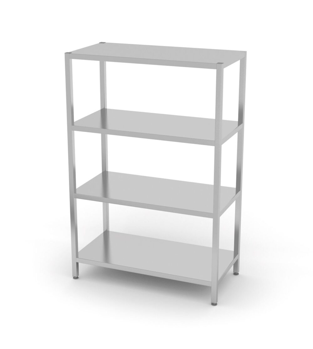 4 lentynų stelažas – susukamas varžtais, HENDI, Kitchen Line, 1000x500x(H)1800mm