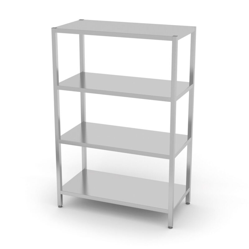4 lentynų stelažas – susukamas varžtais, HENDI, Kitchen Line, 1000x500x(H)1800mm