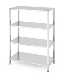 4 lentynų stelažas – susukamas varžtais, HENDI, Kitchen Line, 1000x400x(H)1800mm