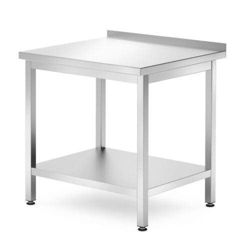 Sieninis stalas su lentyna – surenkamas, gylis 700 mm, HENDI, Profi Line, 800x700x(H)850mm