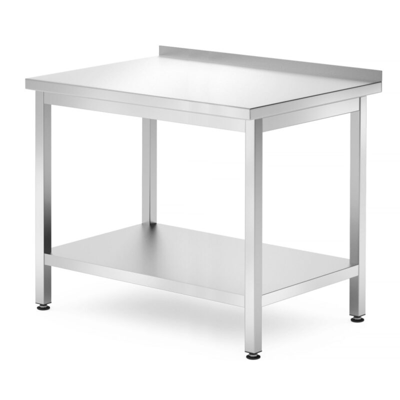 Sieninis stalas su lentyna – surenkamas, gylis 700 mm, HENDI, Profi Line, 1000x700x(H)850mm
