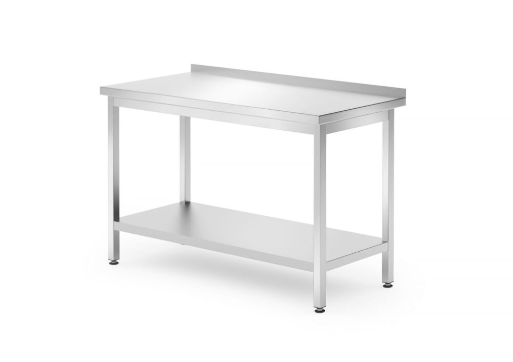 Sieninis stalas su lentyna – surenkamas, gylis 700 mm, HENDI, Profi Line, 1200x700x(H)850mm