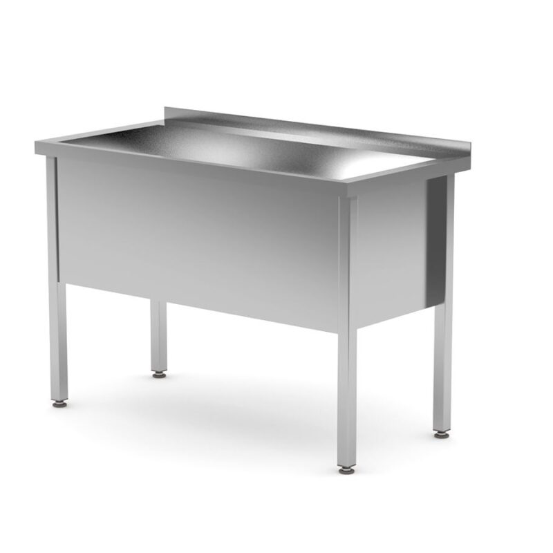 Stalas su viena plovimo vonia, suvirintas, HENDI, Profi Line, 1200x600x(H)850mm
