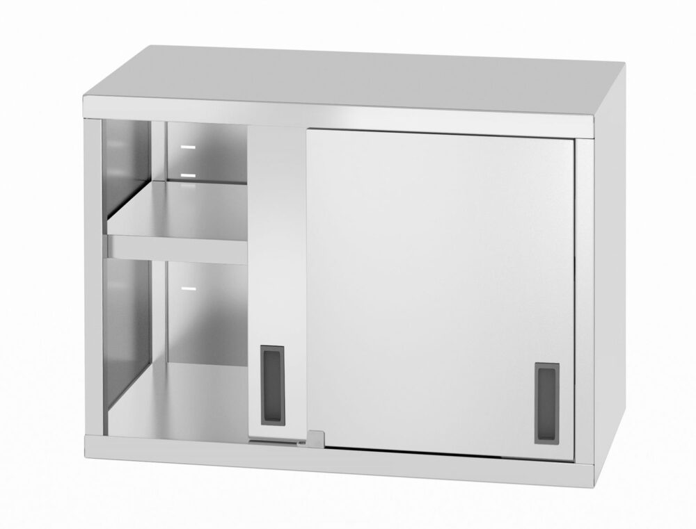Pakabinama spintelė su slankiojančiomis durelėmis – suvirinta, HENDI, Profi Line, 800x400x(H)600mm