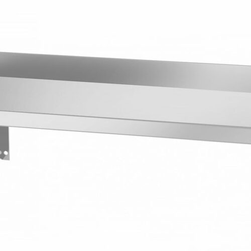 Sieninė lentyna su 2 laikikliais, HENDI, 800x300x(H)250mm