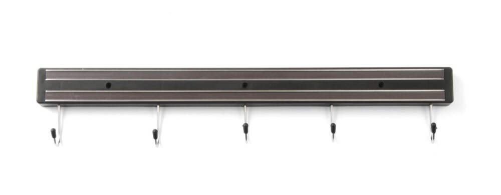 Magnetinė juostelė su kabliukais, HENDI, 5 kabliai, (L)470mm