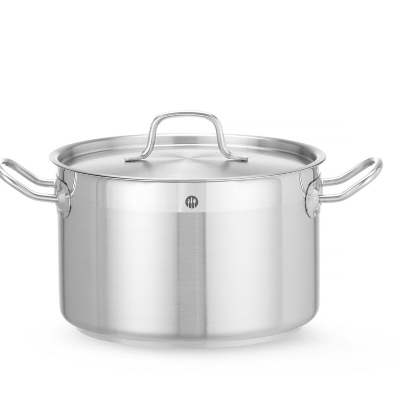 Vidutinio dydžio puodas su dangčiu, HENDI, Profi Line, 7L, ⌀240x(H)150mm