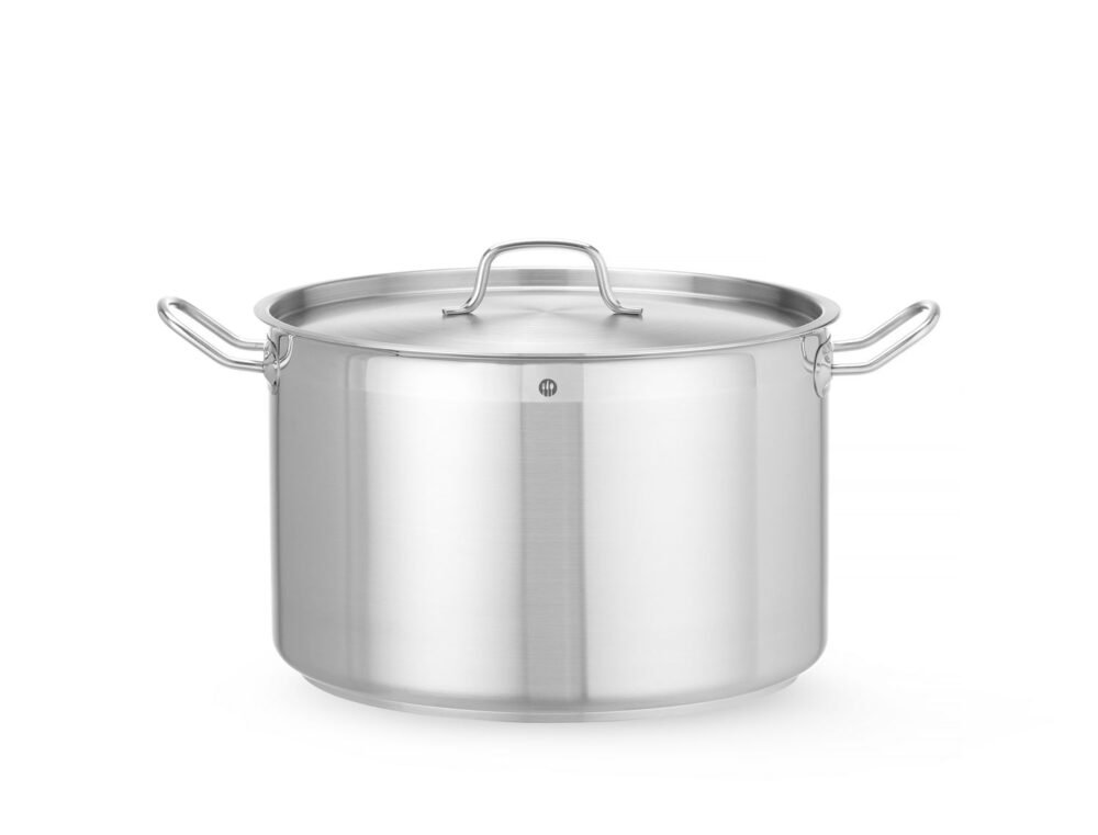 Vidutinio dydžio puodas su dangčiu, HENDI, Profi Line, 23,5L, ⌀360x(H)230mm
