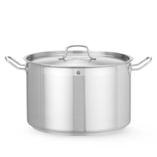 Vidutinio dydžio puodas su dangčiu, HENDI, Profi Line, 23,5L, ⌀360x(H)230mm