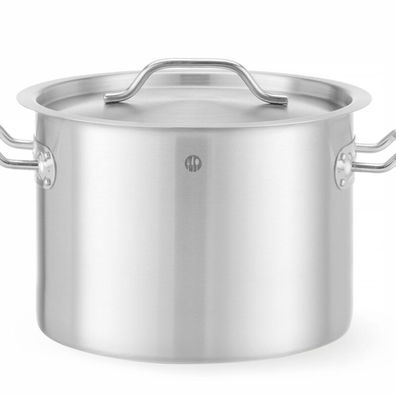Vidutinio dydžio puodas su dangčiu, HENDI, Budget Line, 9L, ⌀250x(H)180mm