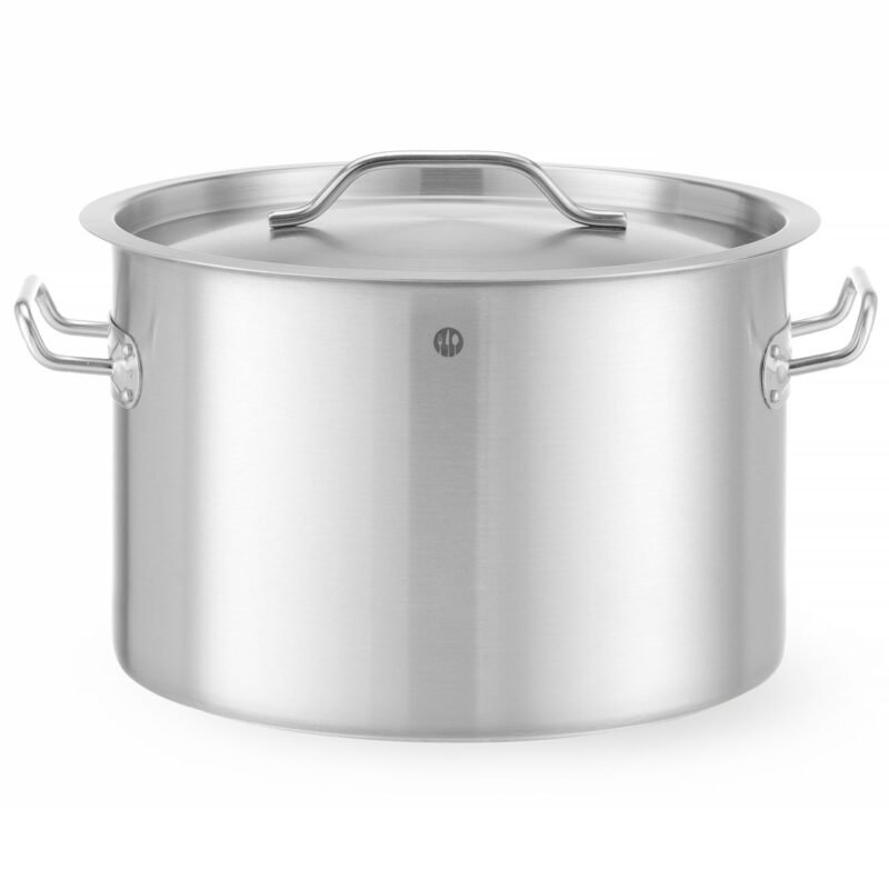 Vidutinio dydžio puodas su dangčiu, HENDI, Budget Line, 23L, ⌀350x(H)240mm