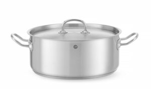 Aukšta puodas su dangčiu, HENDI, Budget Line, 21L, ⌀300x(H)300mm