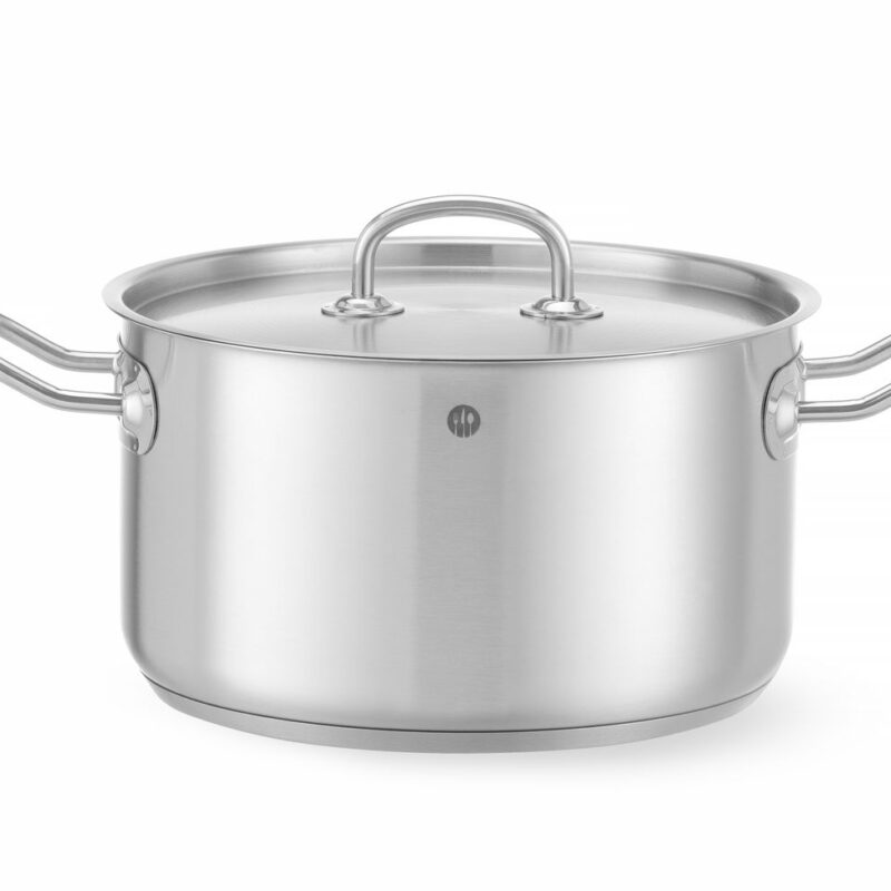 Vidutinio dydžio puodas su dangčiu, HENDI, Kitchen Line, 6L, ⌀240x(H)135mm