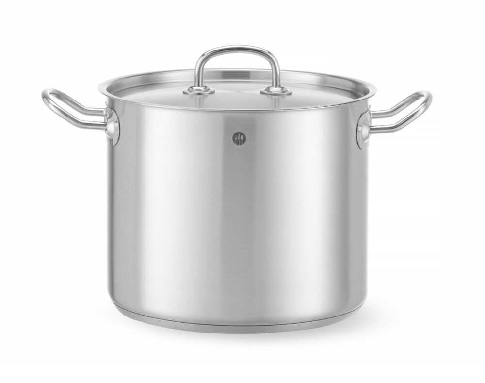 Aukštas puodas su dangčiu, HENDI, Kitchen Line, 9L, ⌀240x(H)200mm