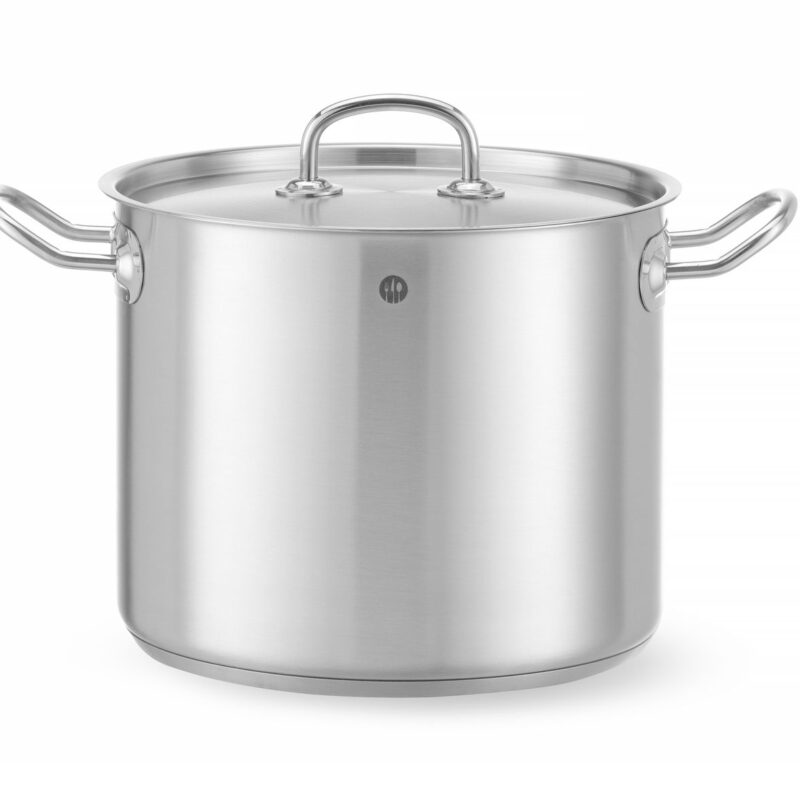 Aukštas puodas su dangčiu, HENDI, Kitchen Line, 9L, ⌀240x(H)200mm