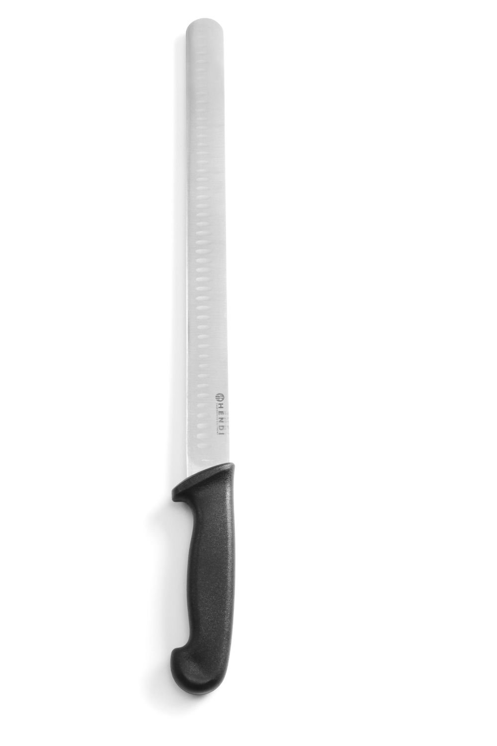 Peilis kumpiui ir kebabui pjaustyti „Granton“ kraštu, HENDI, Juodas, (L)490mm