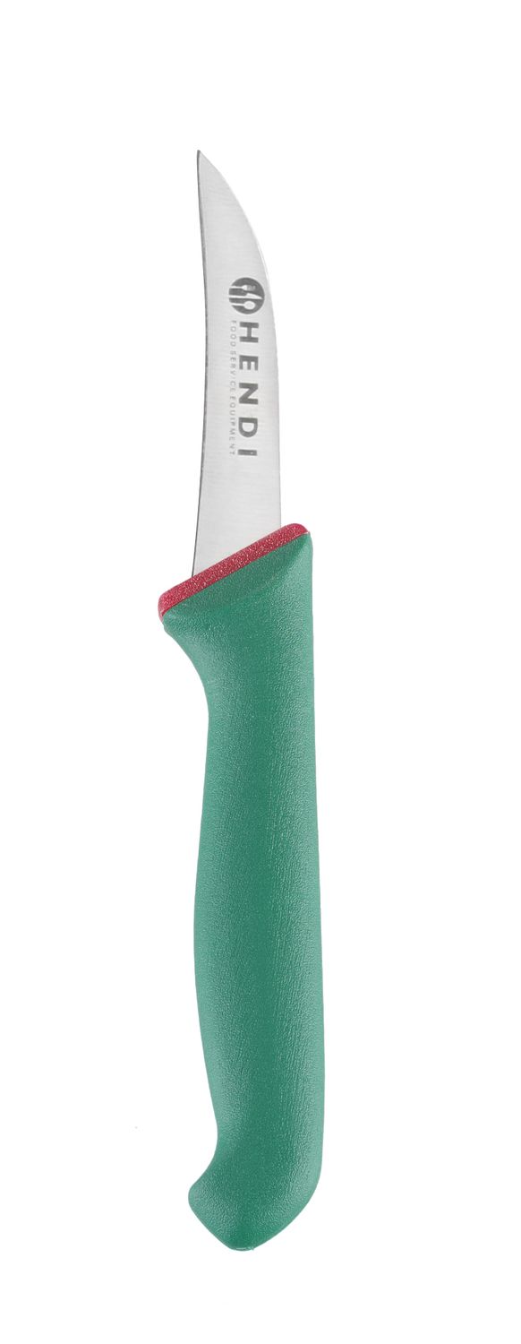 Peilis daržovėms valyti su išlenktais ašmenimis, HENDI, Žalia, (L)170mm