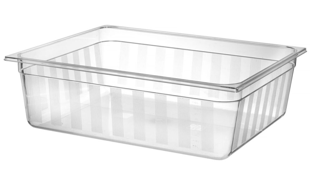 GN 2/1 konteineris COOL, HENDI, COOL, GN 2/1, 55,5L, Permatomas, 650x325x(H)100mm