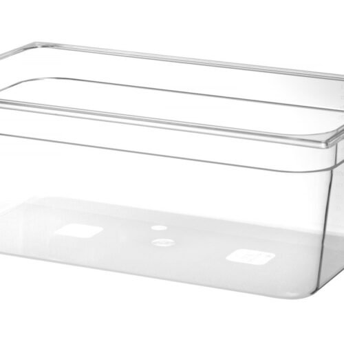 Talpykla GN 1/1 iš polikarbonato, HENDI, Profi Line, GN 1/1, 24L, Permatomas, 530x325x(H)200mm