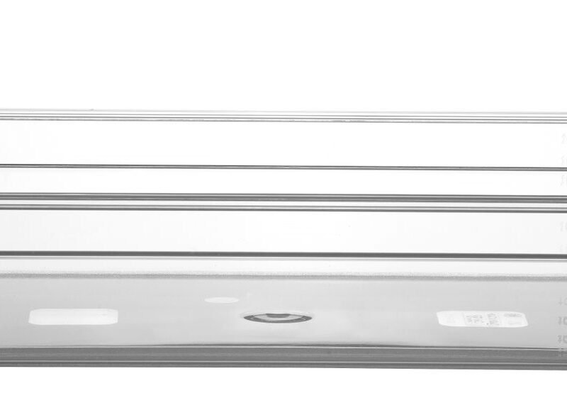 Talpykla GN 1/1 iš polikarbonato, HENDI, Profi Line, GN 1/1, 14L, Permatomas, 530x325x(H)100mm