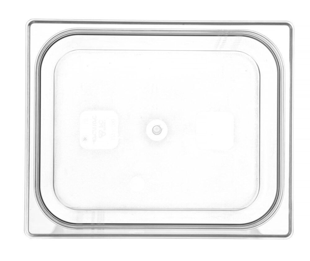 Talpykla GN 1/2 iš polikarbonato, HENDI, Profi Line, GN 1/2, 12,5L, Permatomas, 325x265x(H)200mm