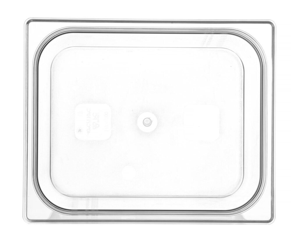 Talpykla GN 1/2 iš polikarbonato, HENDI, Profi Line, GN 1/2, 9,5L, Permatomas, 325x265x(H)150mm