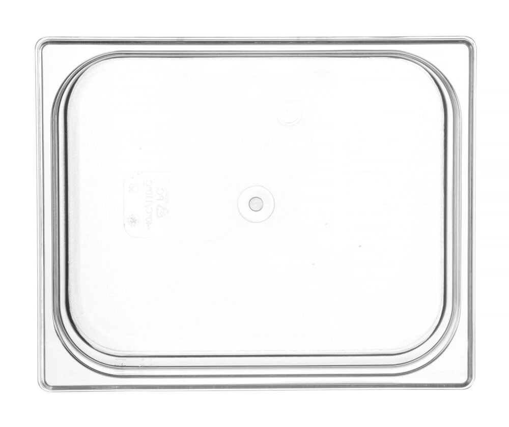 Talpykla GN 1/2 iš polikarbonato, HENDI, Profi Line, GN 1/2, 4L, Permatomas, 325x265x(H)65mm