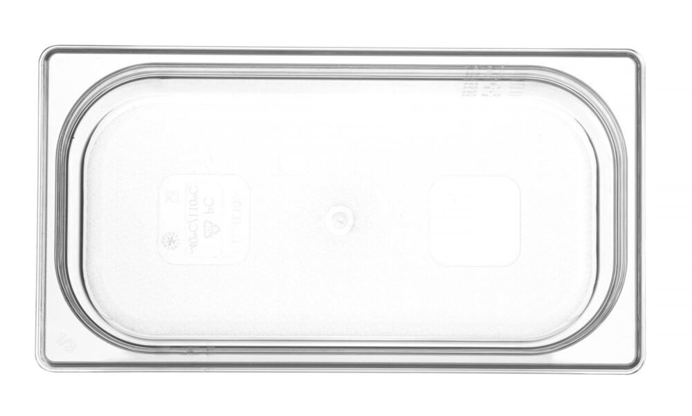 Gastronominė talpykla GN 1/3 iš polikarbonato, HENDI, Profi Line, GN 1/3, 4L, Permatomas, 325x176x(H)100mm