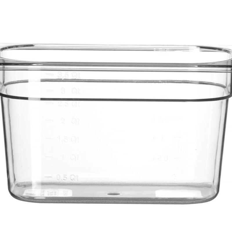 GN 1/4 konteineris COOL, HENDI, COOL, GN 1/4, 3,8L, Permatomas, 265x163x(H)150mm