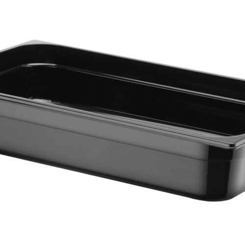 GN talpykla 1/1 iš juodo polikarbonato, HENDI, Profi Line, GN 1/1, 14L, Juodas, 530x325x(H)100mm