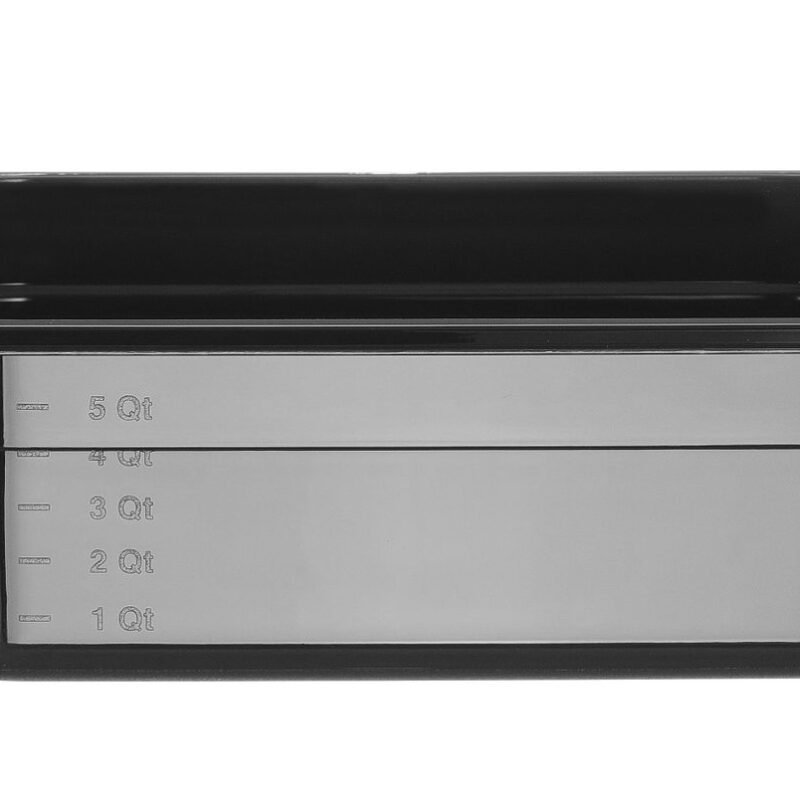 GN talpykla 1/2 iš juodo polikarbonato, HENDI, Profi Line, GN 1/2, 6,5L, Juodas, 325x265x(H)100mm