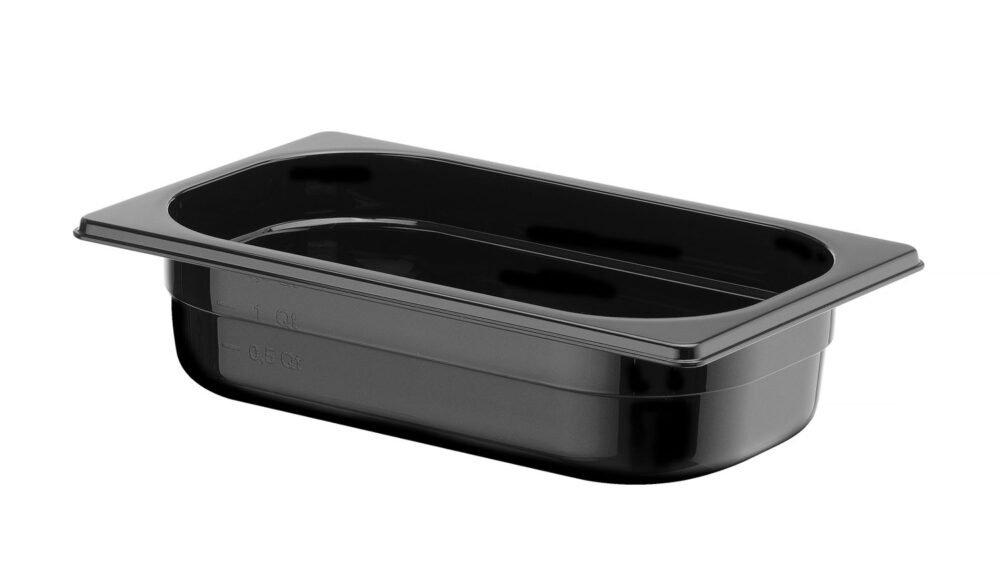 GN 1/4 konteineris COOL, HENDI, COOL, GN 1/4, 1,7L, Juodas, 265x163x(H)65mm