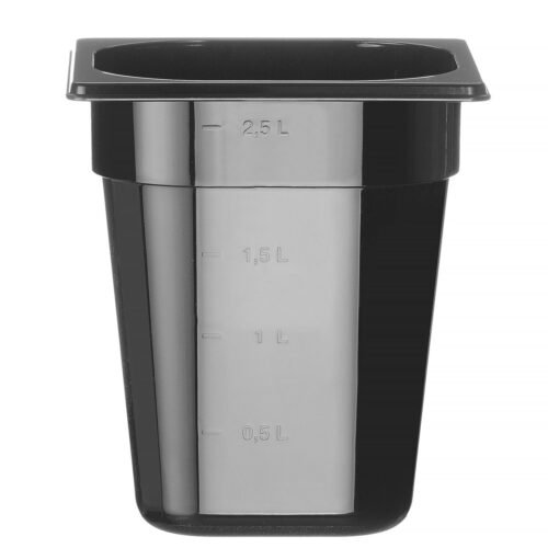 GN 1/6 indas COOL, HENDI, COOL, GN 1/6, 2,8L, Juodas, 176x162x(H)200mm