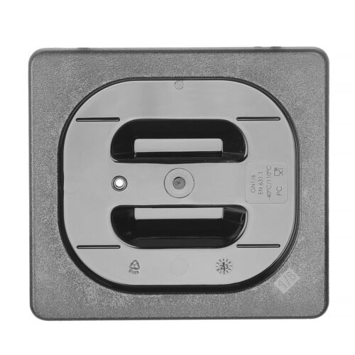 GN talpyklų dangtis iš juodo polikarbonato, HENDI, GN 1/6, Juodas, 176x162mm