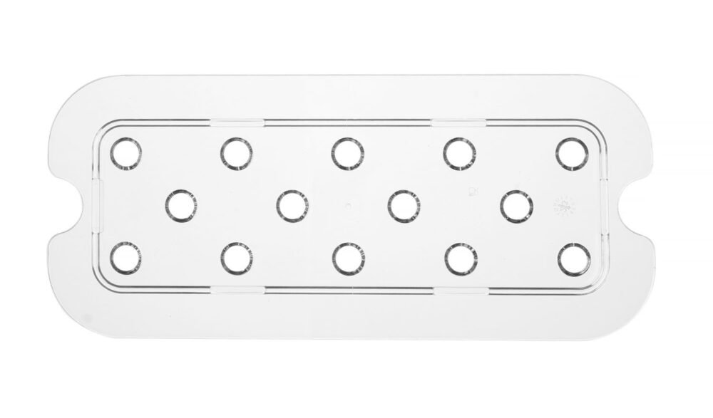 Grotelės gastro talpykloms GN iš polikarbonato, HENDI, Profi Line, GN 1/3, Permatomas, 266x116mm