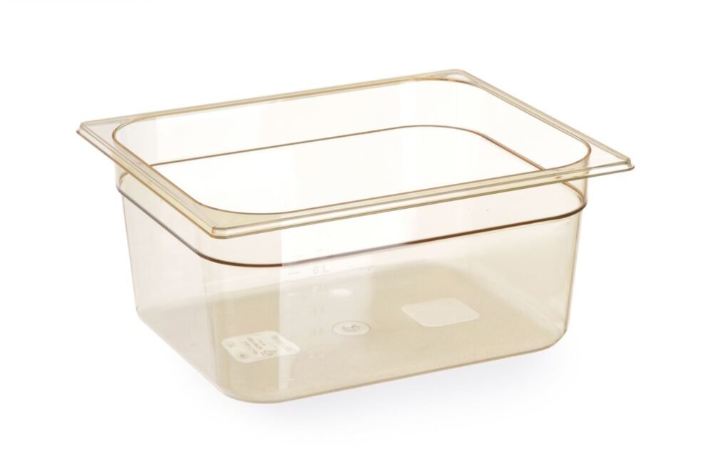 869383 Gastro talpa GN 1/2 iš grilamido aukštai temperatūrai, HENDI, GN 1/2, 4L, Permatomas, 325x265x(H)65mm