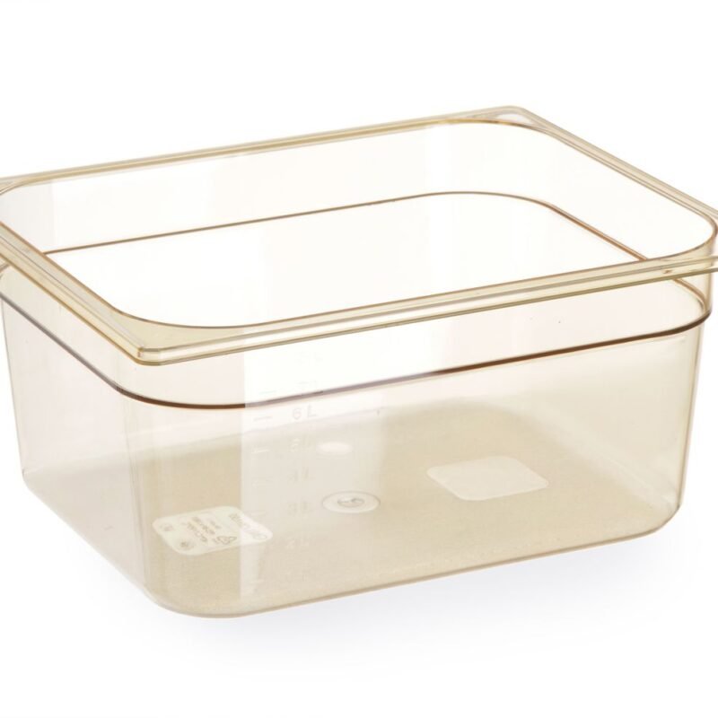 869383 Gastro talpa GN 1/2 iš grilamido aukštai temperatūrai, HENDI, GN 1/2, 4L, Permatomas, 325x265x(H)65mm